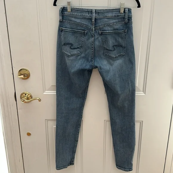 Silver Jeans Avery Skinny curvy fit denim Jeans W26/L29 mid rise - Picture 3 of 6